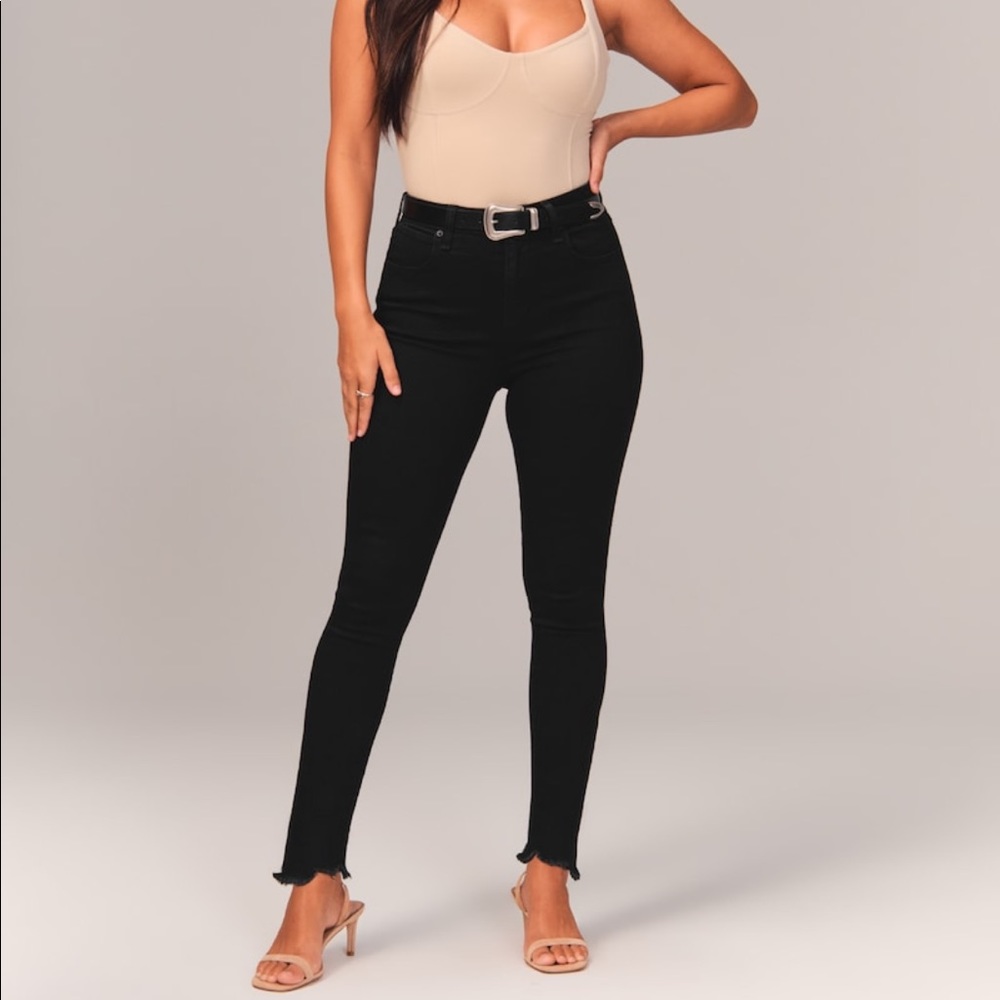 Abercrombie & Fitch Curve Love High Waist Super Skinny Jeans